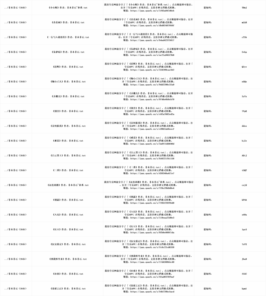 非木非石（20本）-解忧资源站