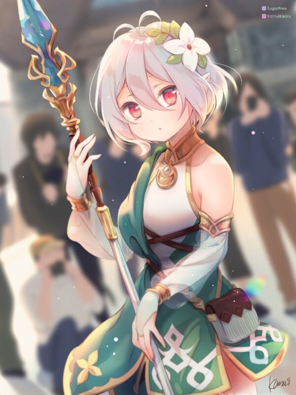 【P站精选】白发红瞳小萝莉！2023可可萝壁纸特辑21P-解忧资源站